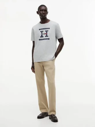 T-shirt med H-logotyp