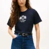 T-shirt med Hilfiger Crest-logotyp