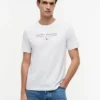 T-shirt med Hilfiger-logotyp T-shirt med Hilfiger-logotyp