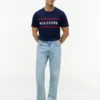 T-shirt med Hilfiger-logotyp T-shirt med Hilfiger-logotyp