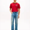 T-shirt med Hilfiger-logotyp T-shirt med Hilfiger-logotyp