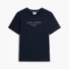 T-shirt med Hilfiger-logotyp T-shirt med Hilfiger-logotyp