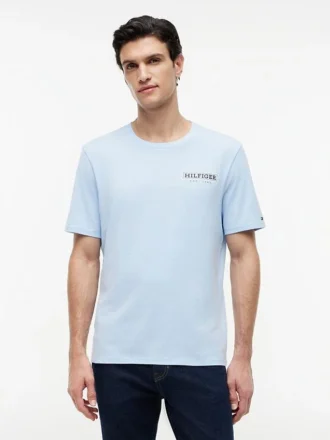 T-shirt med kustlinje-motiv