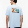 T-shirt med kustlinje-motiv T-shirt med kustlinje-motiv