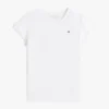 T-shirt med lettuce-kant på ärmarna för barn