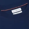 T-shirt med marininspirerad tryck på ryggen