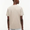 T-shirt med marint logotyptryck och ränder T-shirt med marint logotyptryck och ränder
