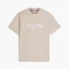 T-shirt med marint logotyptryck och ränder T-shirt med marint logotyptryck och ränder