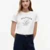 T-shirt med monogram i gingham-mönster