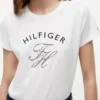 T-shirt med monogram i gingham-mönster