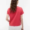 T-shirt med monogram i gingham-mönster