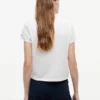 T-shirt med monogram i gingham-mönster