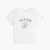 T-shirt med monogram i gingham-mönster