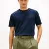 T-shirt med monogram i interlock
