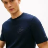 T-shirt med monogram i interlock