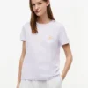 T-shirt med monogram i skriptstil T-shirt med monogram i skriptstil