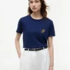 T-shirt med monogram i skriptstil T-shirt med monogram i skriptstil