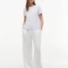 T-shirt med monogram i skriptstil T-shirt med monogram i skriptstil