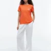 T-shirt med monogram i skriptstil T-shirt med monogram i skriptstil