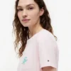 T-shirt med monogram i skriptstil T-shirt med monogram i skriptstil