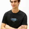 T-shirt med NYC-logotyp i kraftigt tyg