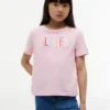 T-shirt med paljetter och Hilfiger-logotyp för barn T-shirt med paljetter och Hilfiger-logotyp för barn