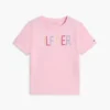 T-shirt med paljetter och Hilfiger-logotyp för barn T-shirt med paljetter och Hilfiger-logotyp för barn