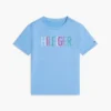 T-shirt med paljetter och Hilfiger-logotyp för barn T-shirt med paljetter och Hilfiger-logotyp för barn