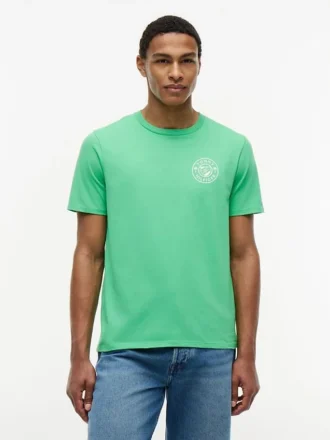 T-shirt med palmträd-logotyp