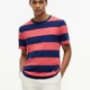 T-shirt med rugbystreck T-shirt med rugbystreck