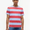 T-shirt med rugbystreck T-shirt med rugbystreck