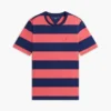 T-shirt med rugbystreck T-shirt med rugbystreck