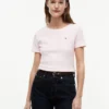 T-shirt med rund hals T-shirt med rund hals