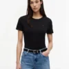 T-shirt med rund hals T-shirt med rund hals