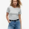 T-shirt med rund hals T-shirt med rund hals