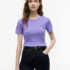T-shirt med rund hals T-shirt med rund hals