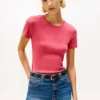 T-shirt med rund hals T-shirt med rund hals