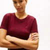 T-shirt med rund hals