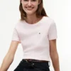 T-shirt med rund hals T-shirt med rund hals