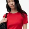 T-shirt med rund hals T-shirt med rund hals