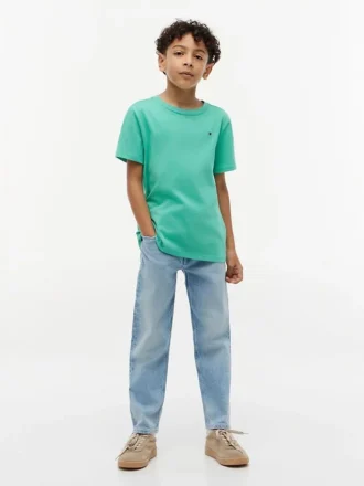 T-shirt med rund hals för barn