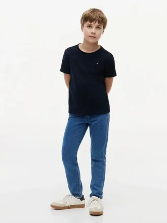 T-shirt med rund hals för barn