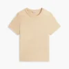 T-shirt med rund hals i linneblandning T-shirt med rund hals i linneblandning