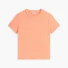 T-shirt med rund hals i linneblandning T-shirt med rund hals i linneblandning