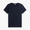 T-shirt med rund hals i linneblandning T-shirt med rund hals i linneblandning