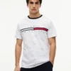 T-shirt med signaturflagga-logotyp T-shirt med signaturflagga-logotyp