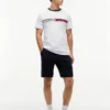 T-shirt med signaturflagga-logotyp T-shirt med signaturflagga-logotyp