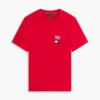 T-shirt med staplat logo