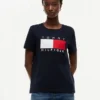 T-shirt med stort flaggmönster T-shirt med stort flaggmönster