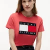 T-shirt med stort flaggmönster T-shirt med stort flaggmönster